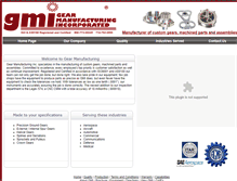 Tablet Screenshot of gearmfg.com